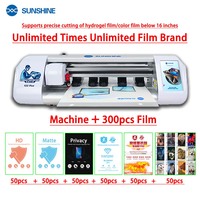 16 inch Unlimited Cutting Machine SUNSHINE Y22 Plus Flexible Hydrogel HD Film Unlocked Cutter Unlimited Times for SS-057 SS-075