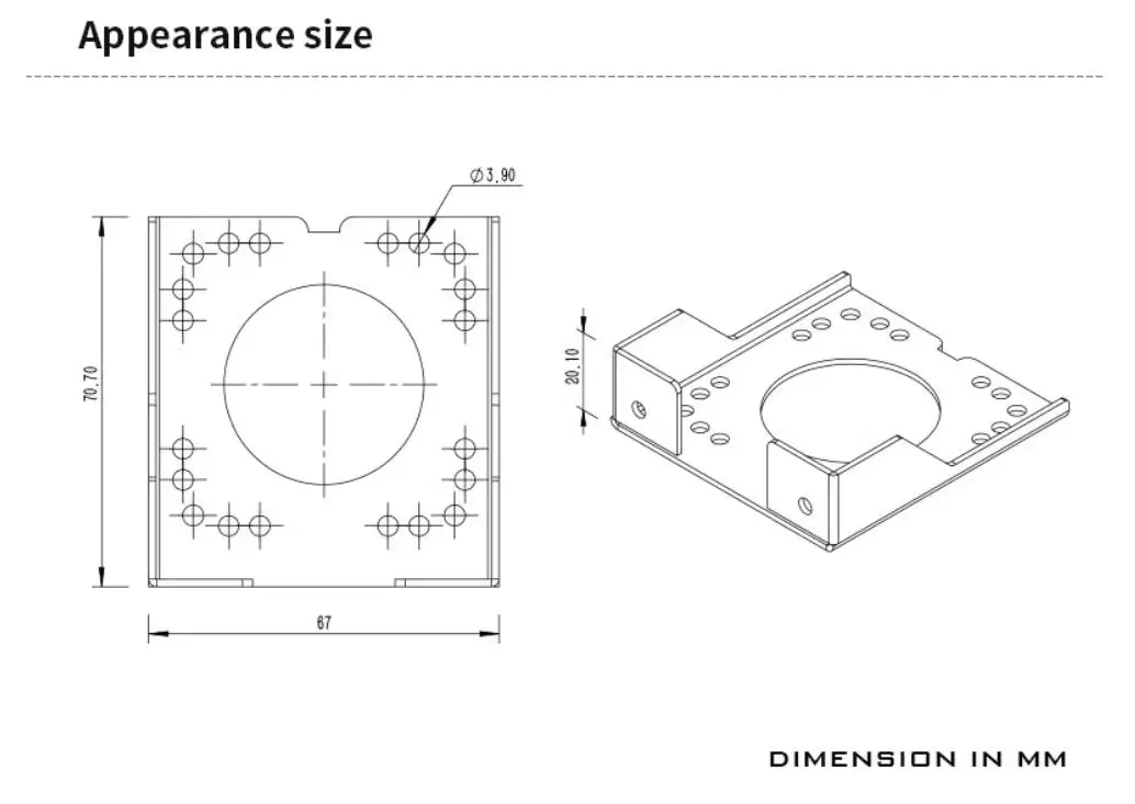 Barrow DDC Water Pump Expansion Auxiliary Bracket PC Cooling Radiator Accessories Used for Installation Fixation TCBJ-DDF