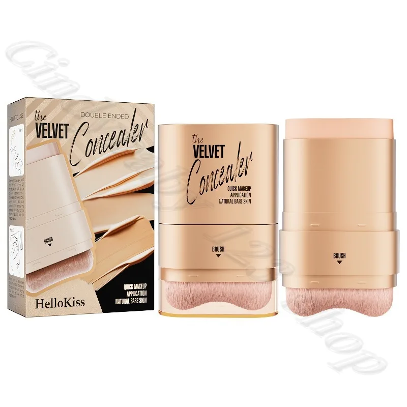 ハローキス エラザーコンシーラースティック 防水 汗に強い シミ・傷跡・タトゥーをカバー ダブルヘッドコンシーラー 12g