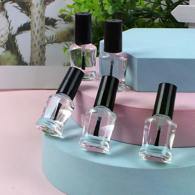 6ml Health Transparent Top Coat Clear Enhance Glitter Nail Polish Nail Art Armor Oil No-bake Long-lasting Quick-drying Oil