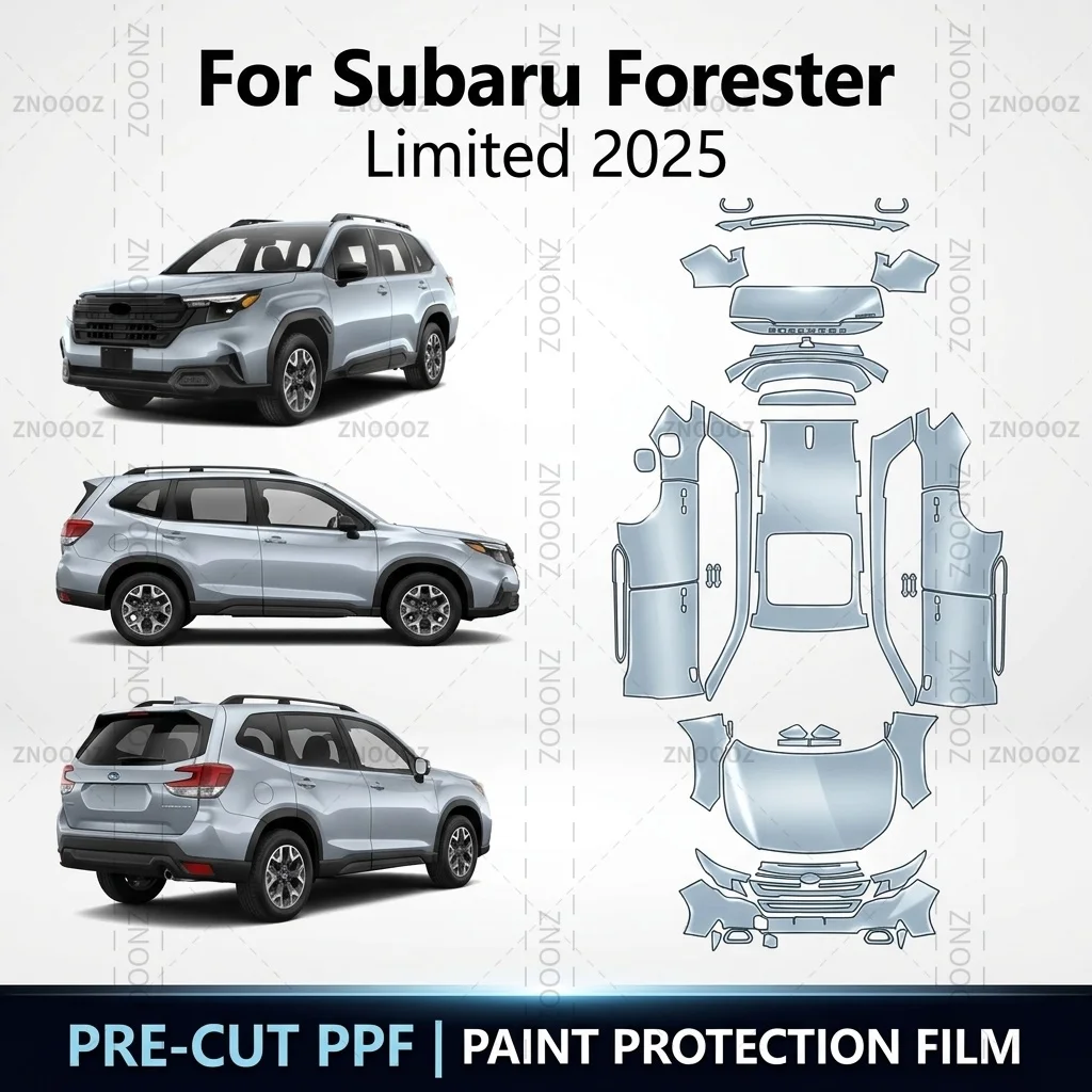 For 2025 Subaru Forester Limited 8.5Mil Precut PPF Paint Protection Film TPU Self Full Vehicle Glossy Clear Matte Black