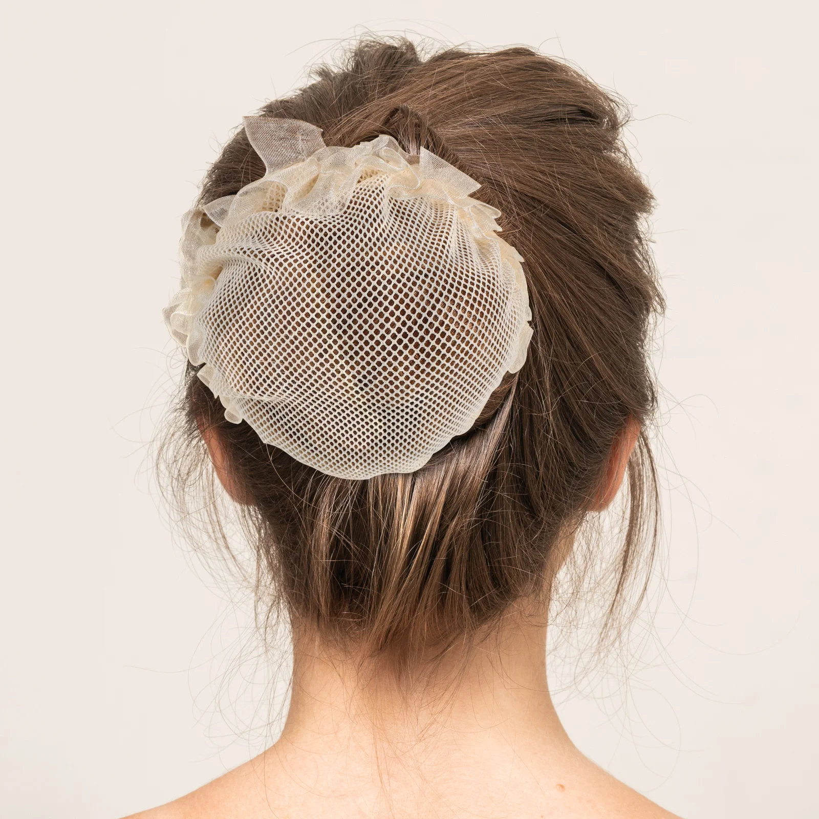 

10 Pcs Elastic Hairnet Mesh Bun Net for Girls Dance Ballet Lace Covers Cloth Nets Hair Bun Making Tool Styling Accessories Hair