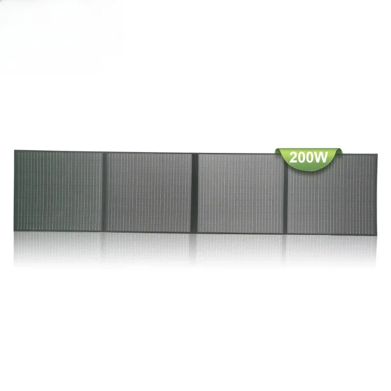 

200W Portable Solar Panel Foldable & Durable Waterproof IP67 For Outdoor Camping Folding Solar Panel