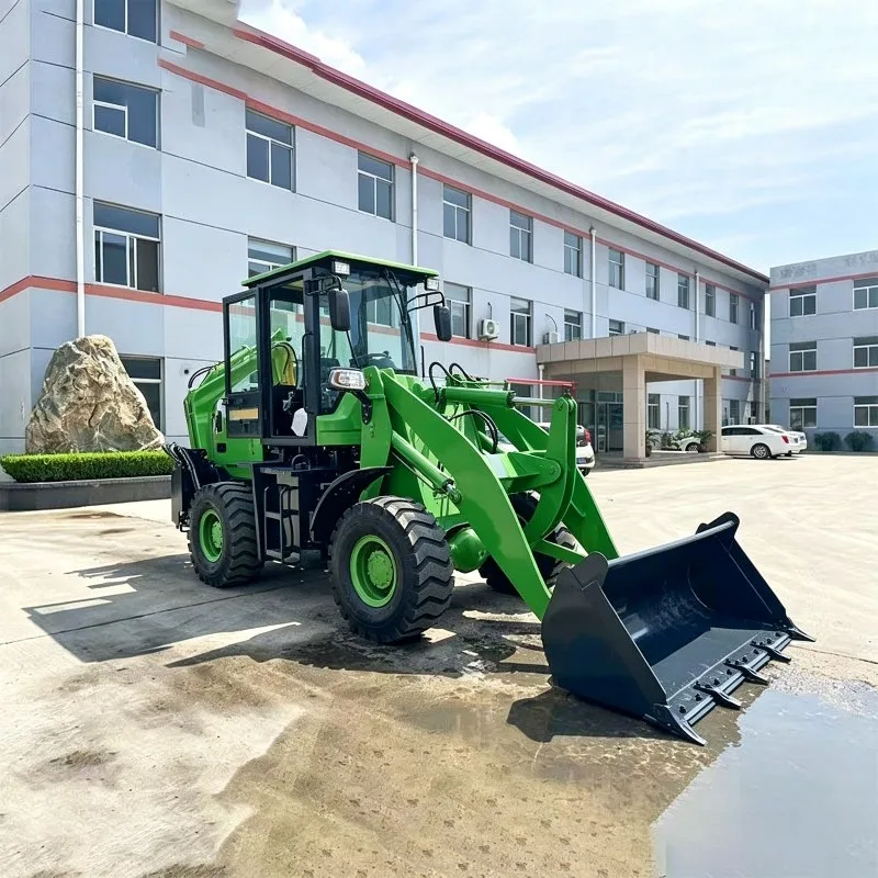 Compact Backhoe Loader Tractor Mounted for Excavator Loader Mini Wheel Digger Front End Loader Rear Backhoe Farm Machinery