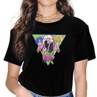 Jem And The Holograms Roxy  Stormer T Shirt Vintage Gothic Women's Polyester Tees O-Neck