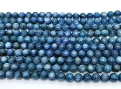 Natural Kyanite AA+ 6-10 mm Smooth Round Loose Beads For Jewelry Bracelet Necklace DIY