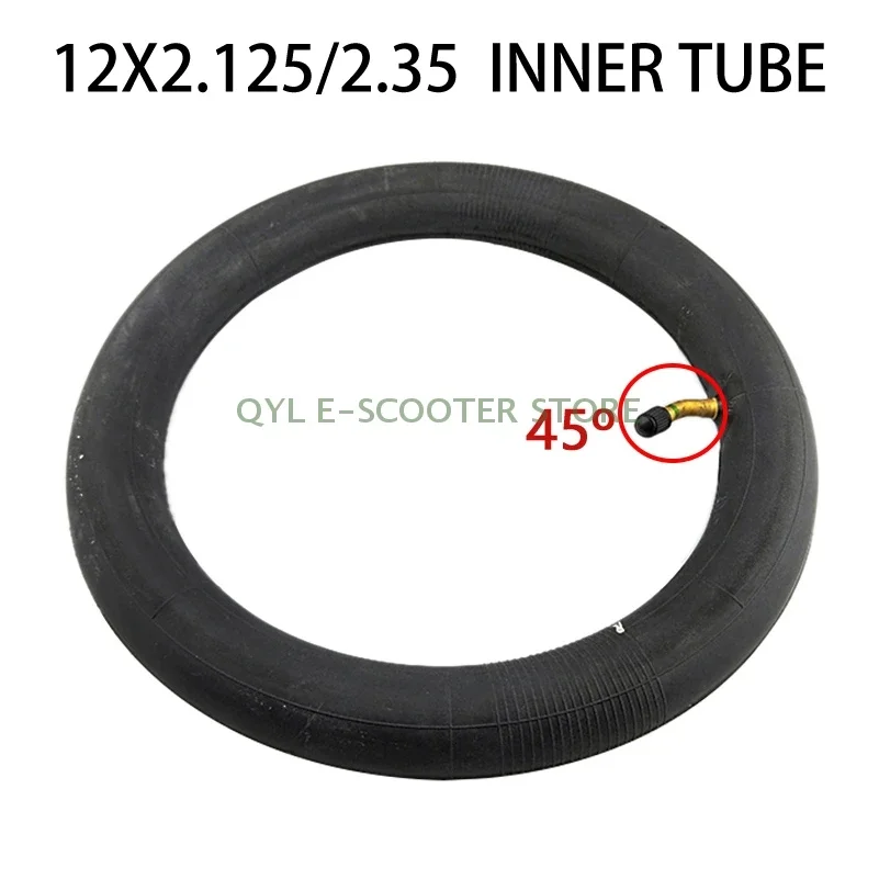 Inner Tube 12 x 2.125 / 2.35 Bent Angle Valve Stem tube 12*2.125/2.35  tyre for Schwinn Tricycle Roadster 12