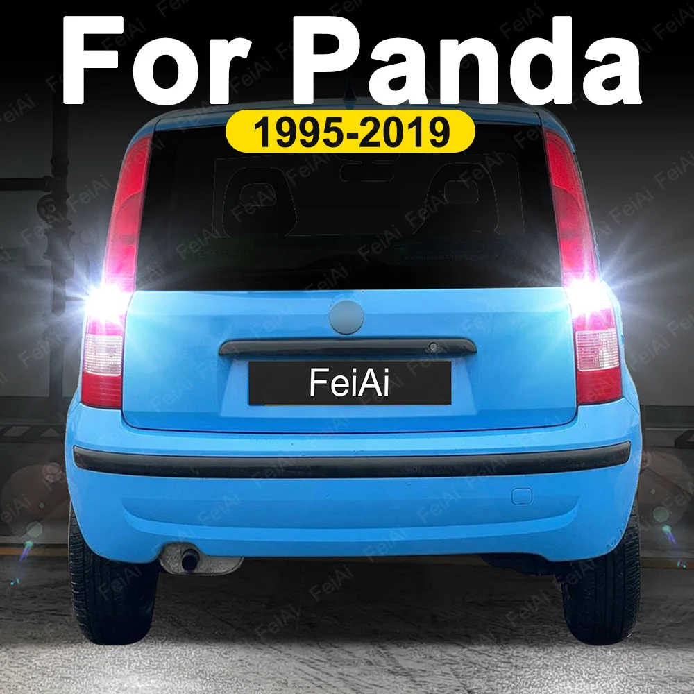 لشركة فيات باندا 169 312 141 LED عكس لمبة عكس الضوء 2005 2006 2007 2008 2009 2010 2011 2012 2013 2019 الباندا اكسسوارات #1