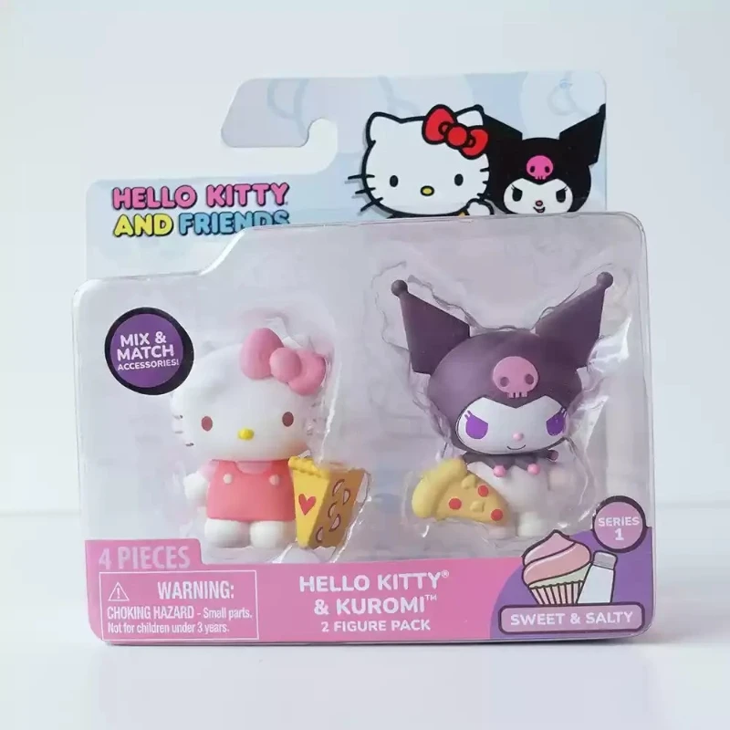 อะนิเมะเฮลโลคิตตี้ มายเมโลดี้ คุโรมิ ปอมปอมปูริน ซินนามอนโรลการ์ตูนรูปเดสก์ท็อปเครื่องประดับเด็กของขวัญวันเกิดของเล่น