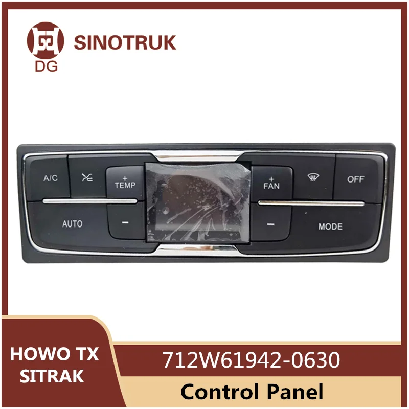 712W61942-0630 Control Panel Assembly For SIONTRUK HOWO TX SITRAK Air Conditioning Control Panel Cold And Warm Switch Adjustment