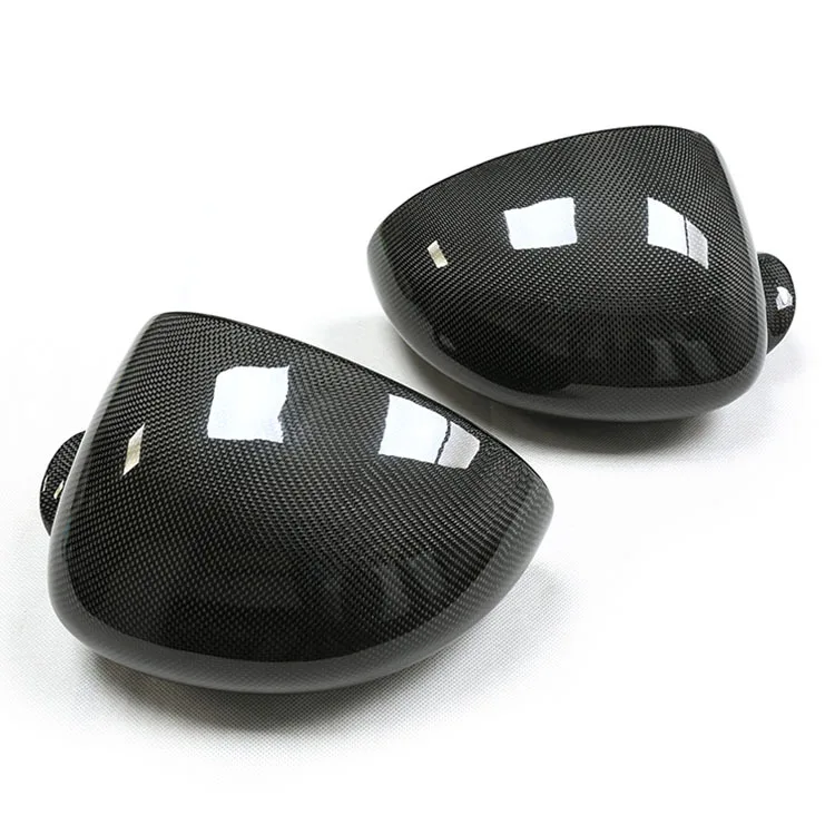 For BMW M3 E46 Carbon Fiber Rearview Mirror Housing Cover Exterior Mirror Shell Replacement Accessory