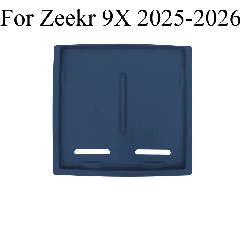 For Zeekr 9X 2025-26 Center Console Wireless Charging Pad Silicone Mat Non‑Slip Anti‑Scratch Phone Charger Tray Liner Protector