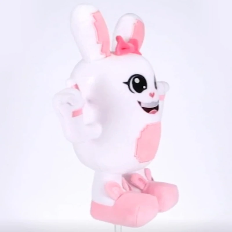 

Cute Boppin Bunny Plushie Soft Stuffed Rabbit Toy Kawaii Animal Plush Doll Kids Birthday Gift Easter Decoration Collectible