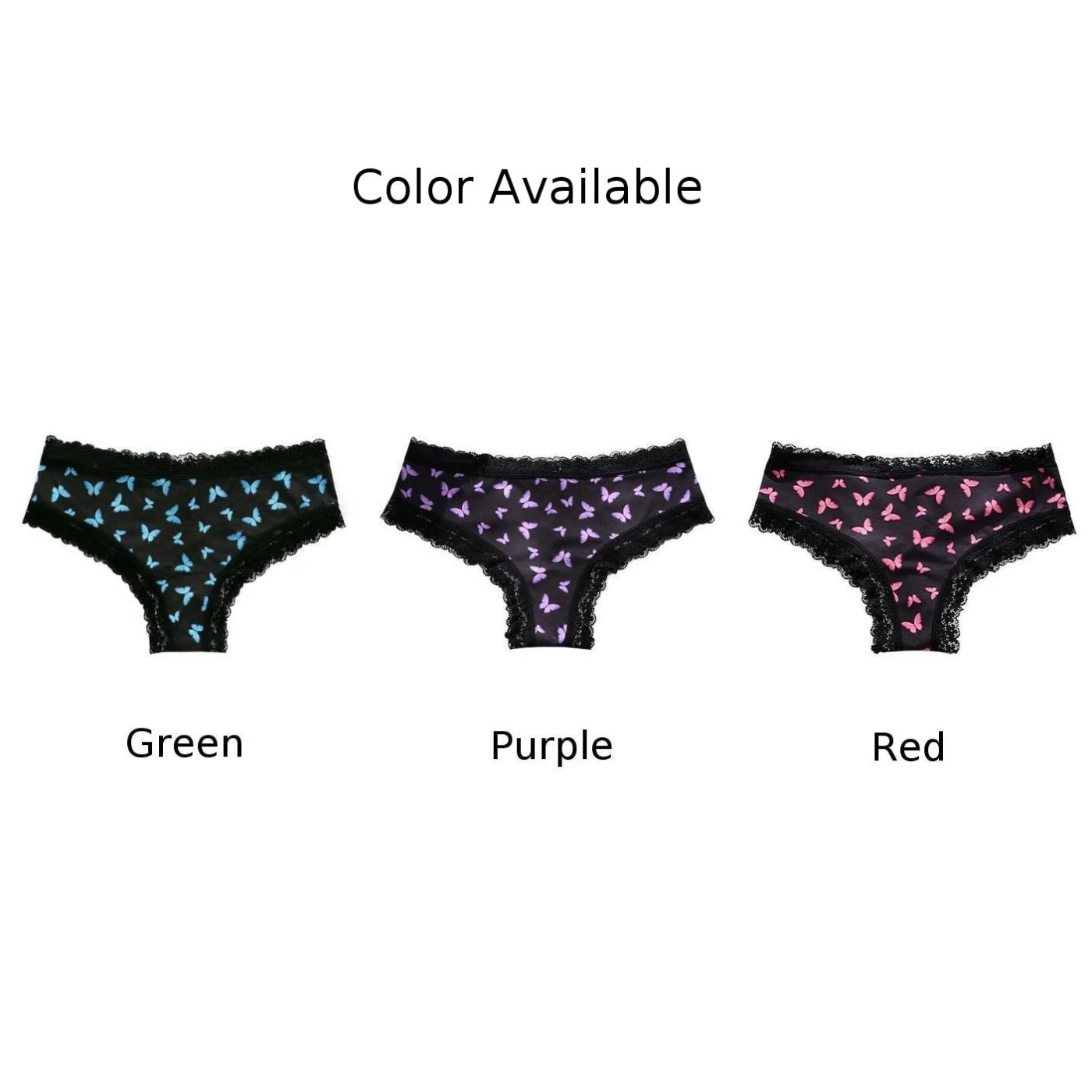 الملابس الداخلية النسائية فراشة طباعة الملابس الداخلية فراشة طباعة الملابس الداخلية العلامة التجارية الجديدة نمط الفراشة ارتداء اليومي ملابس المنزل #5