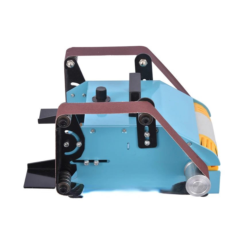 Desktop duplo eixo cinto Lixadeira Cinto Mesin Sabuk pólos Penggiling Rumah Tangga Sabuk Pengamplasan Mesin 220V 950W