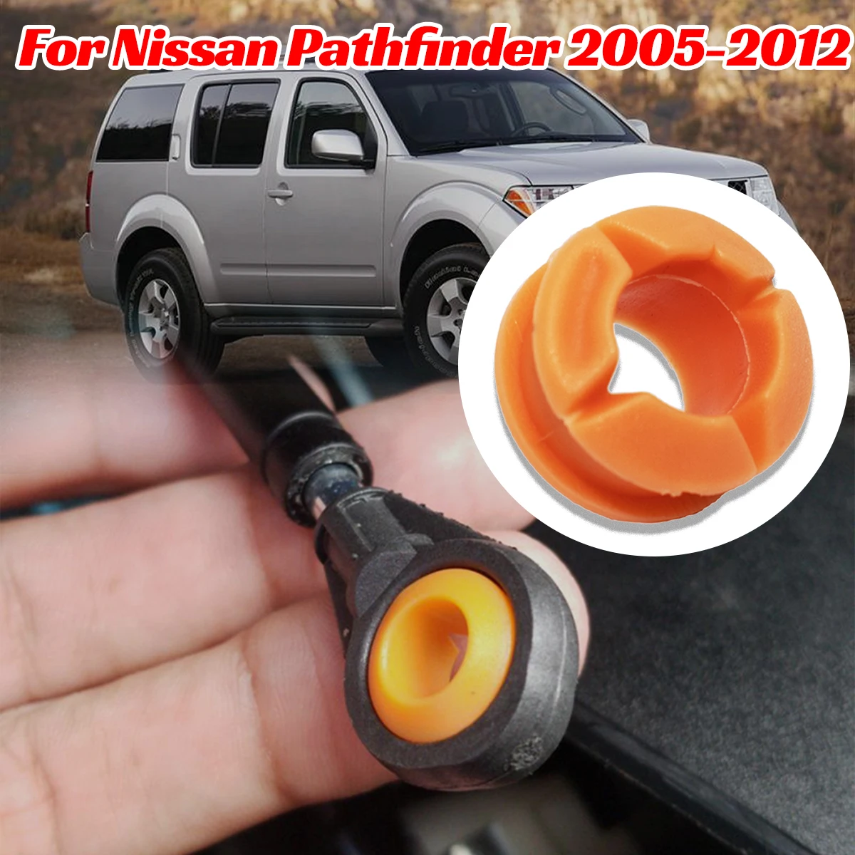 

Shift Cable Bushing Grommet For Nissan Pathfinder Auto Gearbox Repair Kit Shifter Linkage End Clip 2005 2006 2007 2008- 2012