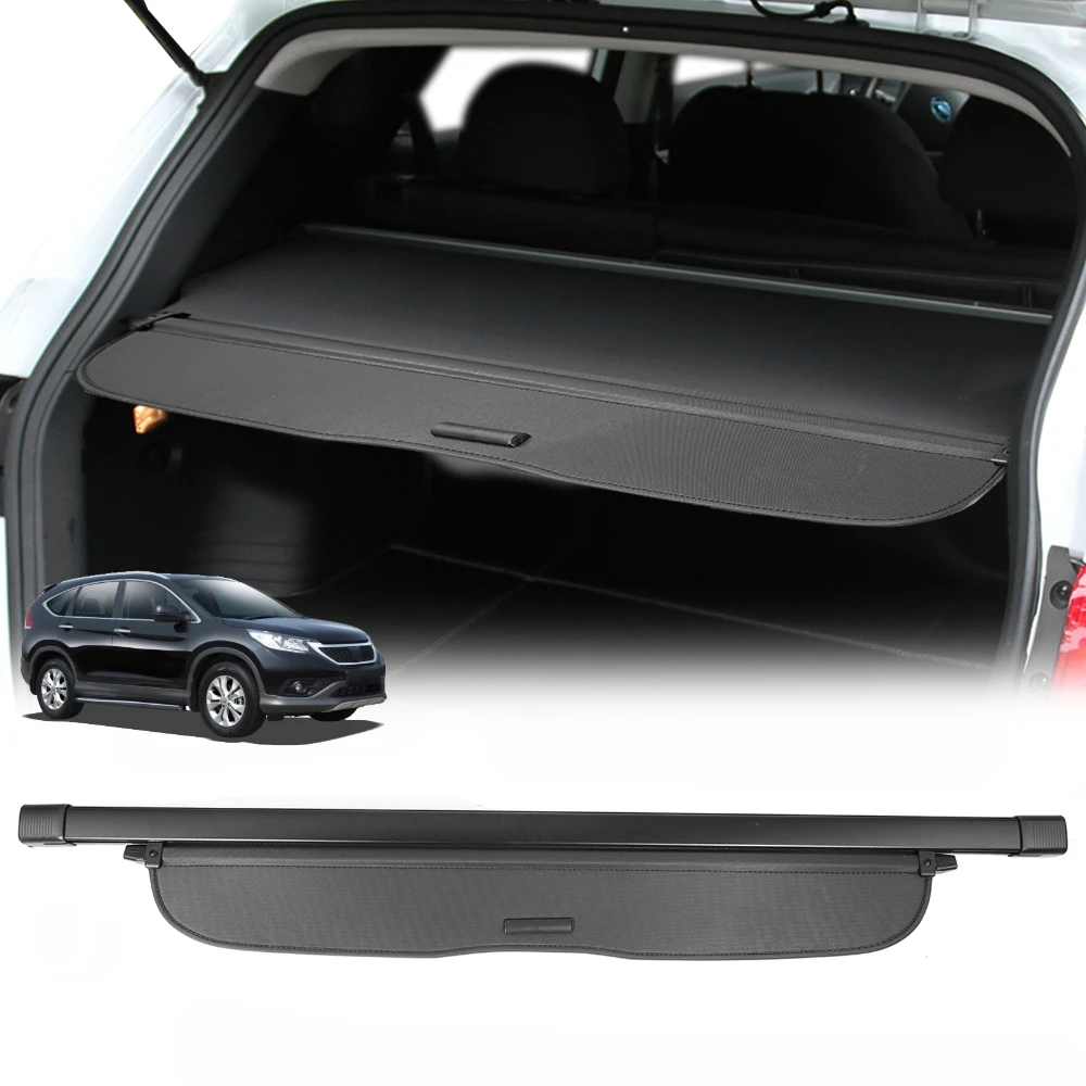 

For Honda CRV 2007-2022 Rear Cargo Trunk Privacy Screen Retractable Rear Storage Cargo Cover Luggage Security Shield Shade