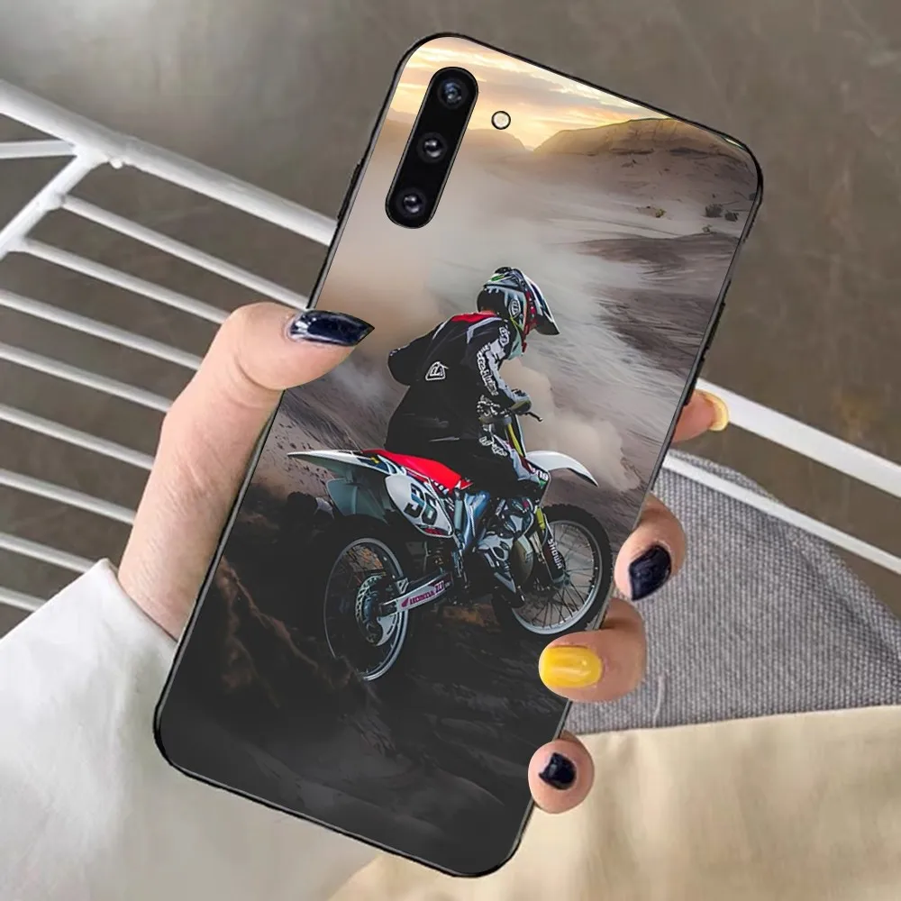 Moto Cross Motorcycle Sports Phone Case For Samsung Note 8 9 10 20 Pro Plus Lite M 10 11 20 30 21 31 51 A 21 22 42 02 03