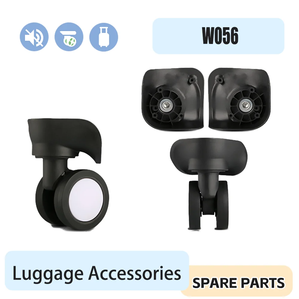 

For W056 High Quality Rubber Caster Wheel Universal Quiet Replacement For Suitcase Luggage Trolley Bag Part