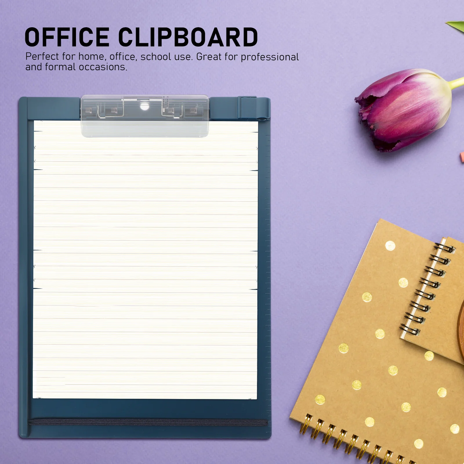 

Multi-Function Clipboard Writing Board File Clip Office Paper Organizer Portable Thick Writing Support Board for Office School