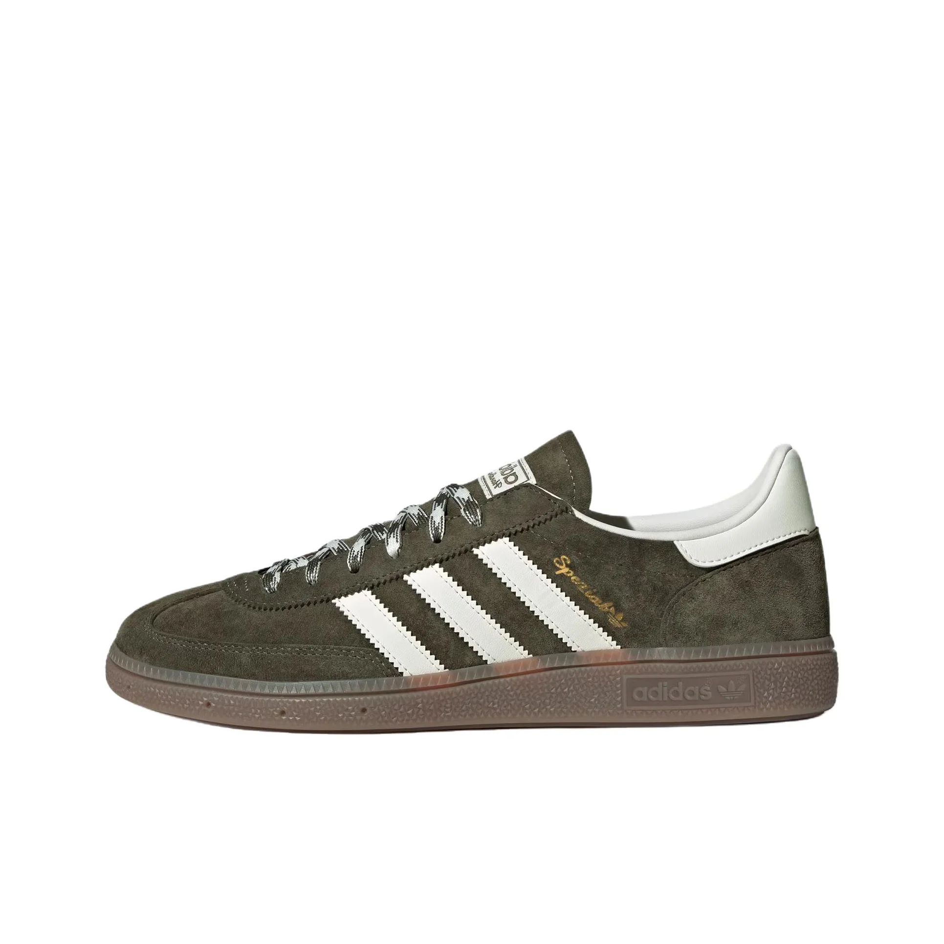 Adidas Originals HANDBALL SPEZIAL Leather Low top German Army Trainers Unisex Olive Green KI5940
