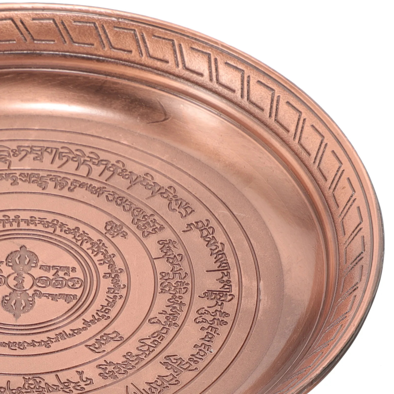 

Vintage Metal Offering Tray for Temple Worship Rituals Incense Ash Container Sturdy Alloy Craftsmanship Home Decoration Ceremony