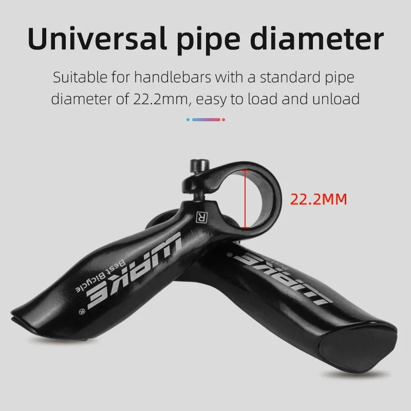 ويك دراجة دراجة اكسسوارات الطريق الجبلية الصغيرة المساعدة المقود نائب بار ينتهي القرن سبائك الألومنيوم لركوب الدراجات الجبلية BMX