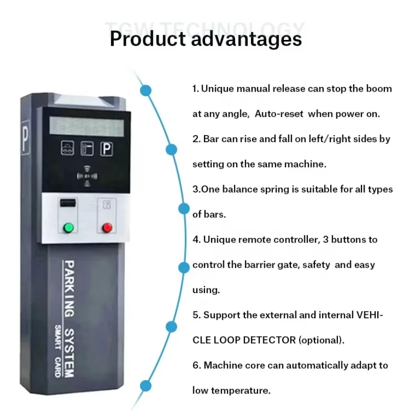 Immagine 5: 【Specializzato】Sistema di Parcheggio Automatico con Barriera, Ticket, Codice QR, Codice a Barre, Scheda RFID e Dispenser