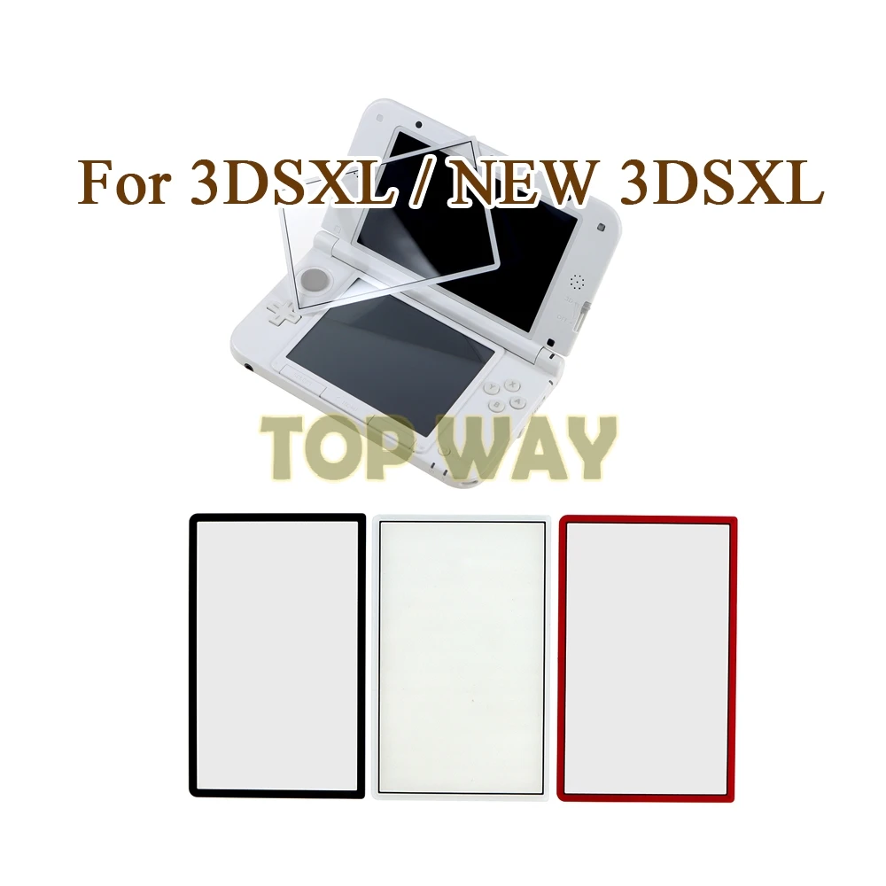 1PC Plastic Top Front LCD Screen Frame Lens Cover for New 3DSXL 3DSLL New 3DS XL LL Replacement