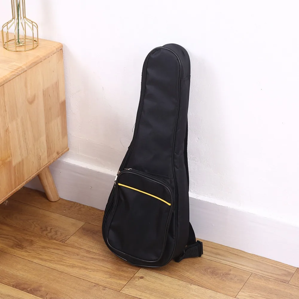 21/23/26 Inch Ukulele Backpack Adjustable Straps Double Shoulder Straps Mini Guitar Bag with Handle Oxford Fabric Instrument Bag