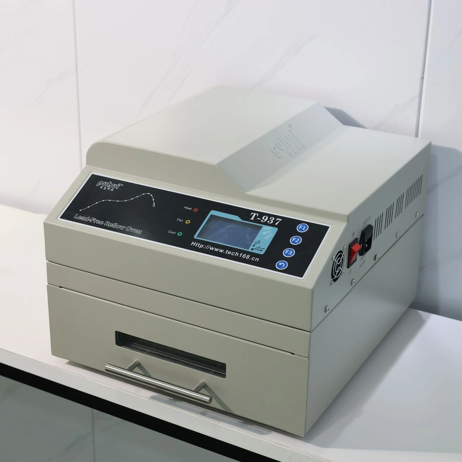 

Puhui T-937 Reflow Oven Infrared and Hot air Smd Reflow Oven SMT BGA PCB Welding Equipment