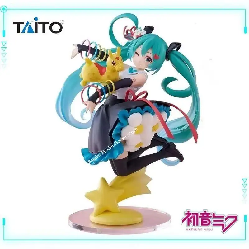 タイトーオリジナル本物のボーカロイド歌手ピアプロキャラクター初音ミクロディアーティストマスターピース-39-ver-20-センチメートル模型玩具フィギュアギフト