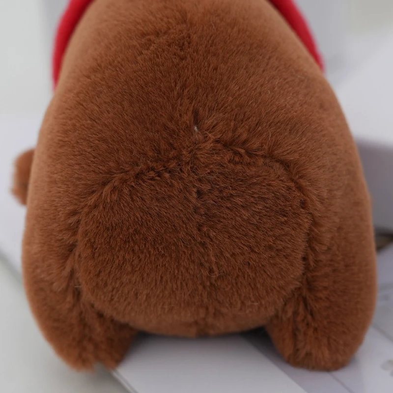 Porte-Clés en Peluche Capybara pour Enfant, Jouet d'Animaux de Dessin Animé, Doux, Cadeau, Sac de Beurre, Pendentif de Voiture