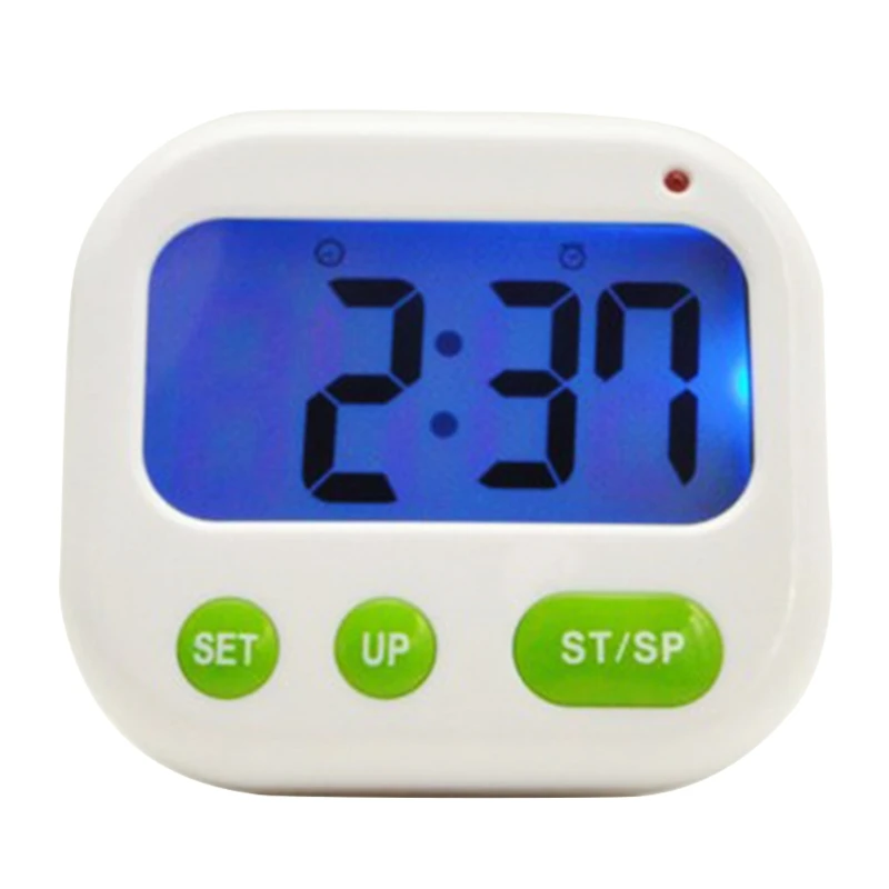 

Digital Alarm Clock Vibration Clock with Backlight 12/24 Hour Alarm Clocks with Optical Music/Vibration Portable Timer