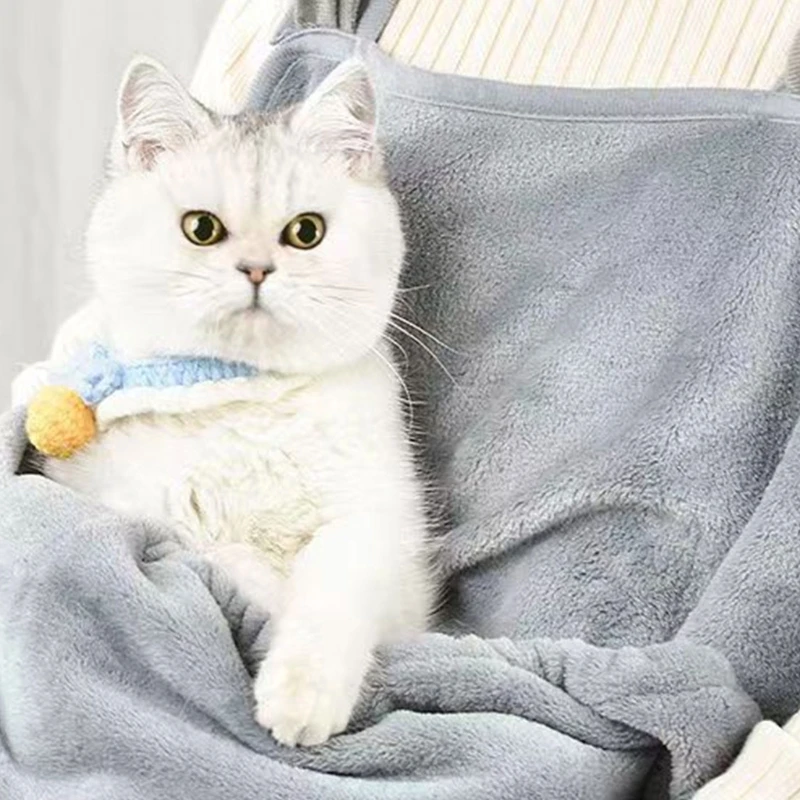 Sacco a per gatti con grembiule grembiule trasportino per animali domestici borsa a canguro per gattini custodia per per