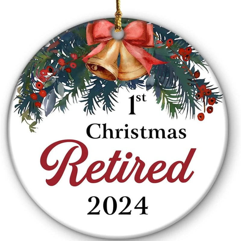 Retirement Gift for Woman Hanging Decorations Acrylic Pendant Home Decor Wall Crafts Christmas 2024 Retirement Gifts