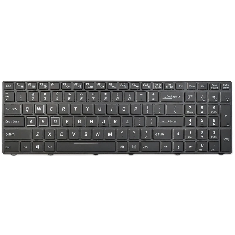 New For Clevo N850HJ1 N850HK1 N855HK1 N857HK1 N870HK1 N950TP6 N957TP6 P950EP6 P950ER Laptop Keyboard Full Colorful US