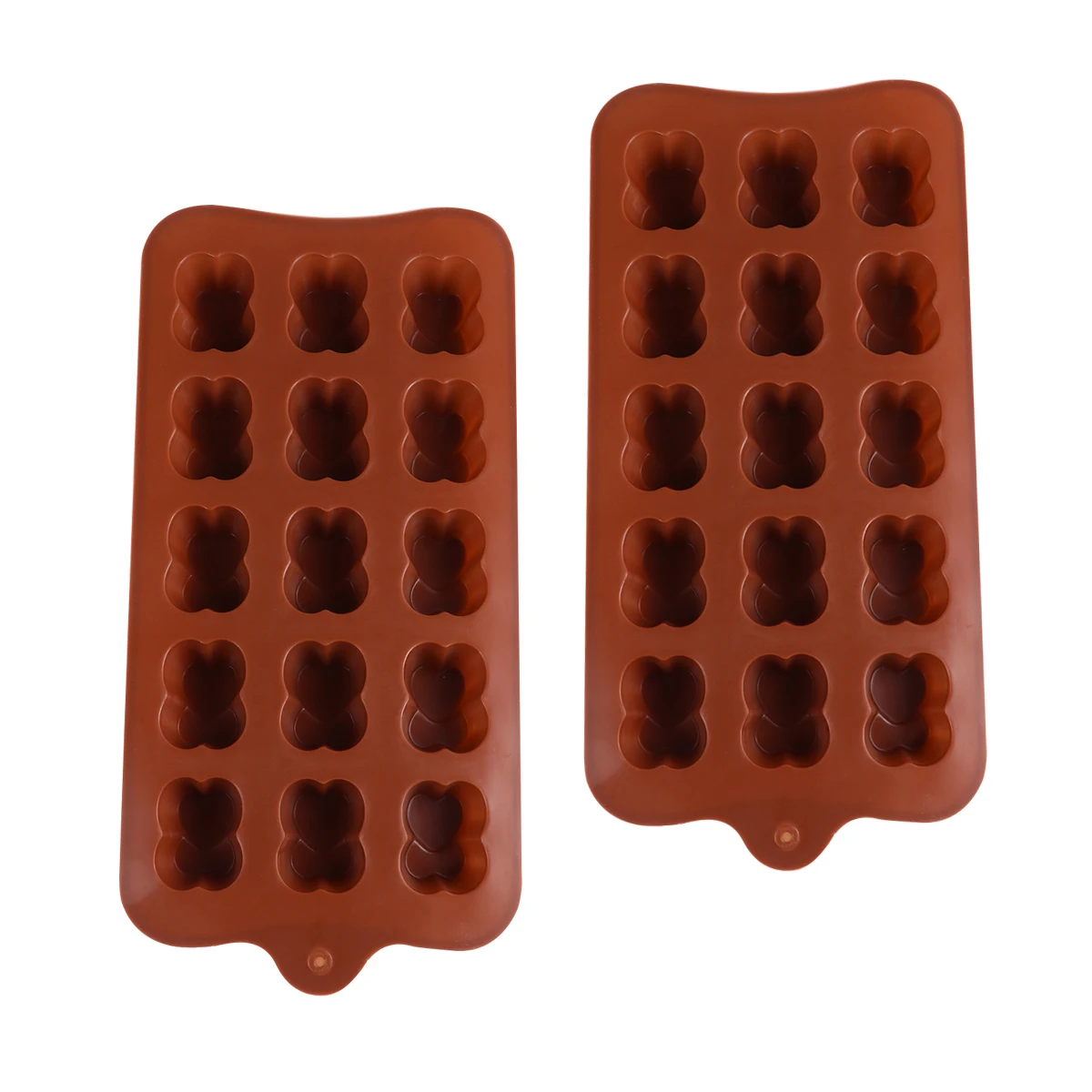 

2 PCS Chocolate Mold Silicone Molds for Sweets Set Baking Cake Shapes Baby Tool