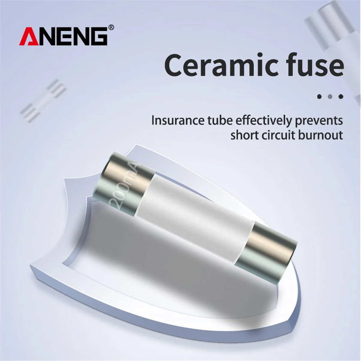 Ceramic fuse tube  6X30mm 10*200mA +10*20A