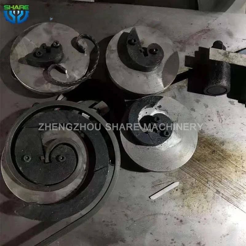 Automation Ornamental Manual Wrought Iron Flower Design Metal Scroll Making Machine Bending Twisting Iron