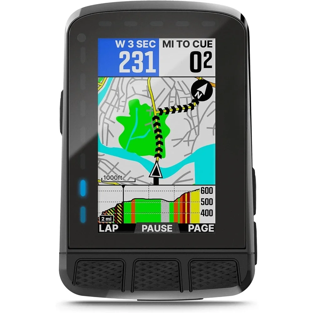 ELEMNT ROAM V2 GPS cycle computer, Integrated Out-front Mount, Stem Mount, Zip Ties, Quick Start Guide