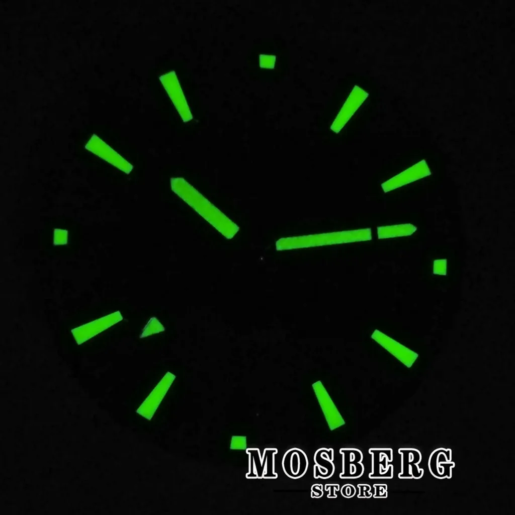 31mm Black Watch Dial With Watch Hands Green Luminous For NH35 ETA2824 2836 Miyota8215 8205 821A DG2813 3804 Movement