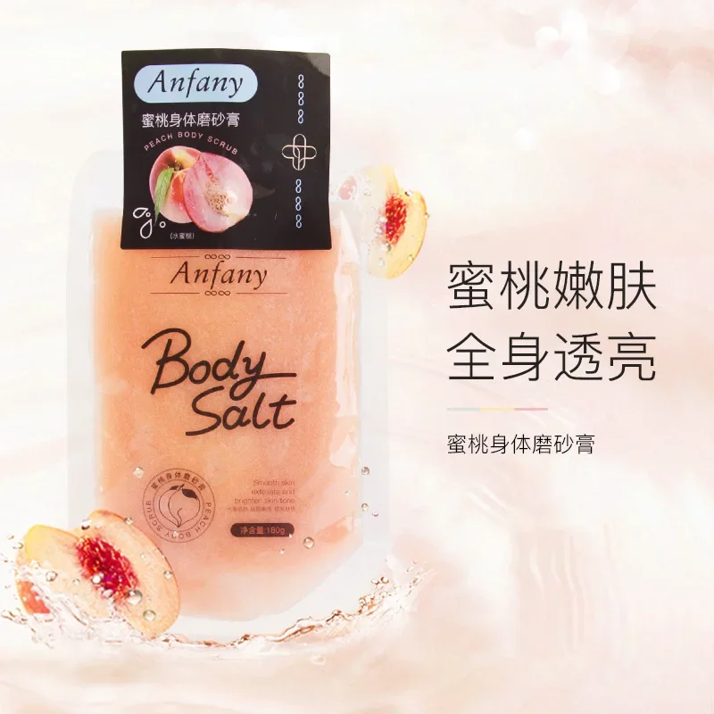 Peach Body Scrub Deep Cleansing Skin Body Exfoliating Pimple Exfoliating Curry Become Smooth and Tender Promotion