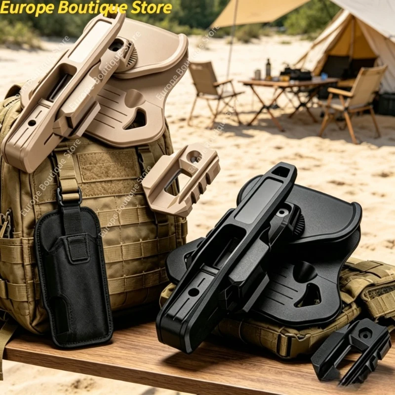 

Airsoft Tactical Pistol Holster Quick Draw Belt Pouch for 9mm SW40 357 Accessories