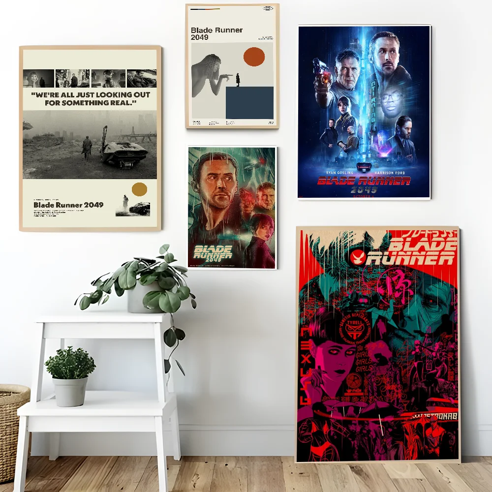 Blade Runner 2049 Self-adhesive Art Poster HD Quality Wall Art Retro Posters For Home Home Decor