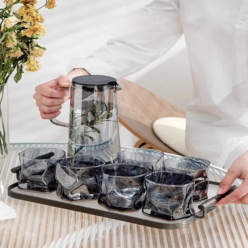 High-value tea set, heat-resistant and high temperature cooling kettle, light luxury household