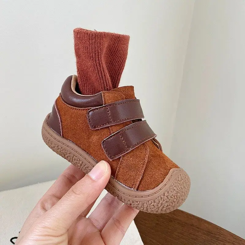 Chaussures à semelle souple An-ald pour bébé, souliers pour enfant, nouveau-né, fille, garçon, décontracté, automne, 2023