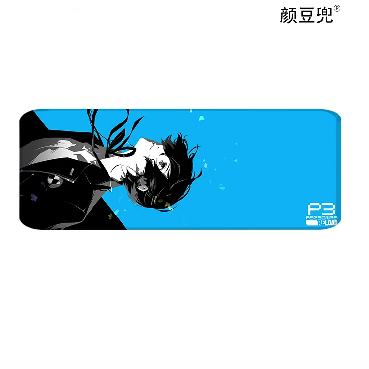 P3 Anime Mouse Pad para Gamer, teclado da empresa, tapete de computador, tamanho grande e pequeno