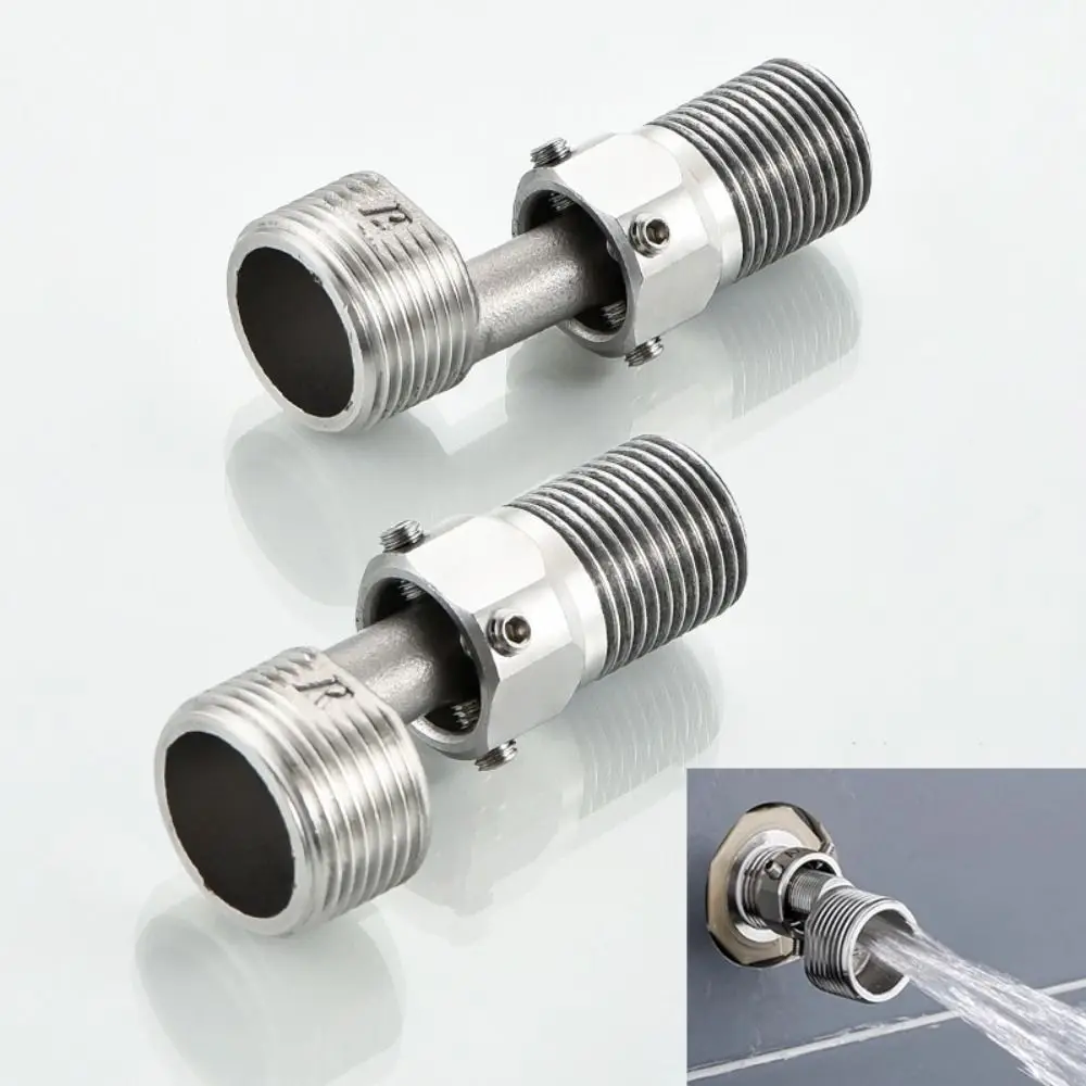 

Нержавеющая сталь, угловая изогнутая ножка, удлиненная регулировка угла, адаптер для смесителя для душа, утолщенный настенный монтаж