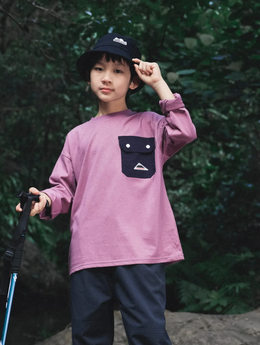 Outdoor Long Sleeve Sweat Absorbent Kids T-Shirt Somidir Mountain Series Spring Children Sports Base Shirt Boys Active Wear